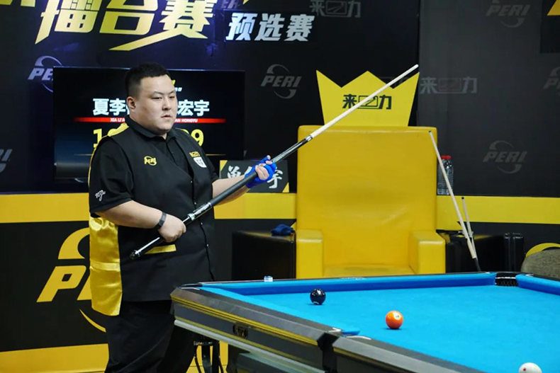 夏李傲，LCBA中式九球擂台赛，最准的胖子单宏宇