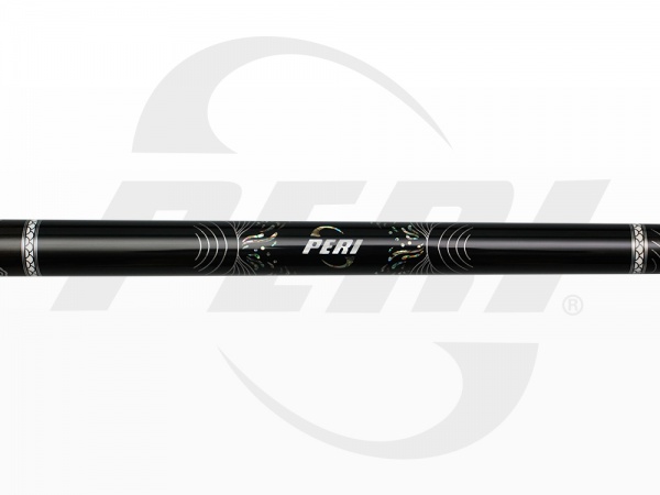 PERI New Black Loong II Carved Pool Cue with P8K Shaft - Luxury Cues
